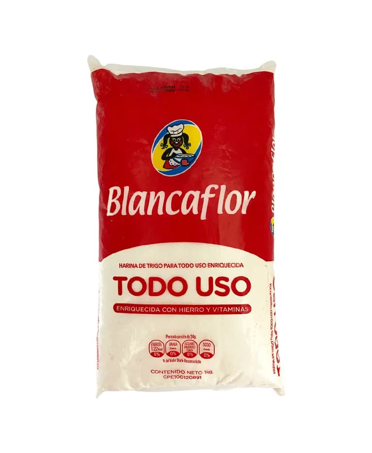 HARINA DE TRIGO TODO USO BLANCAFLOR 1 KG