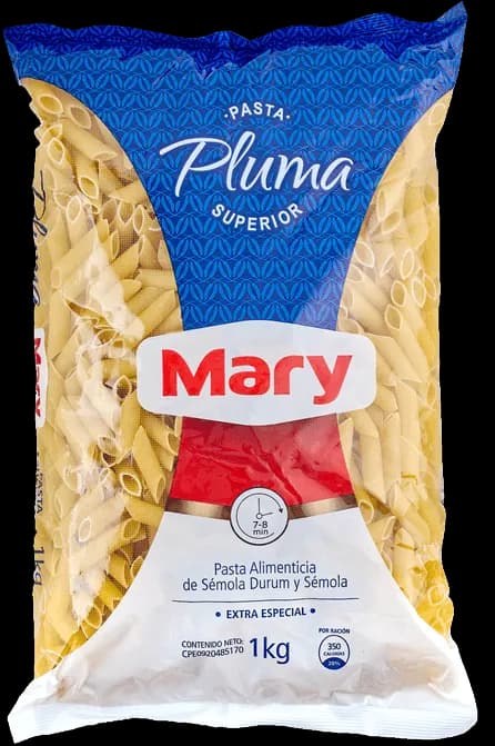 PASTA PLUMA TRADICIONAL MARY 1 KG