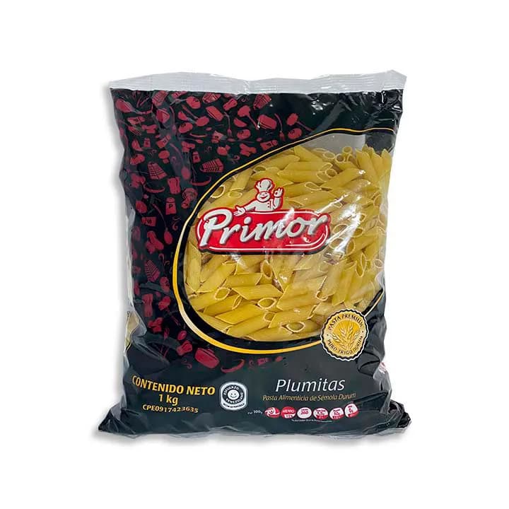 PASTA CORTA PLUMITA PRIMOR 1 KG