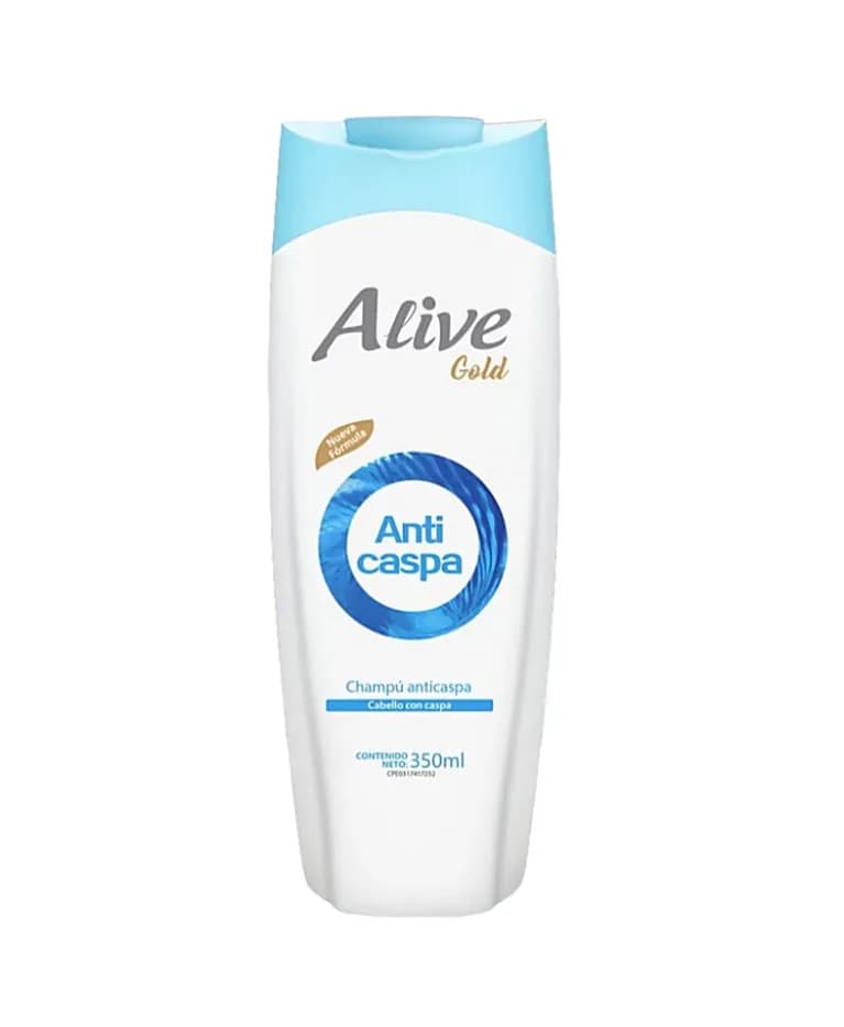 ALIVE GOLD SHAMPOO ANTI CASPA 350 ML