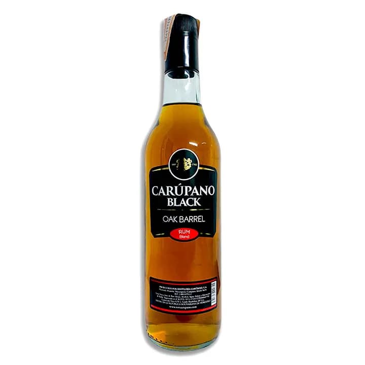 LICOR DE RON CARUPANO BLACK 0.70 LT
