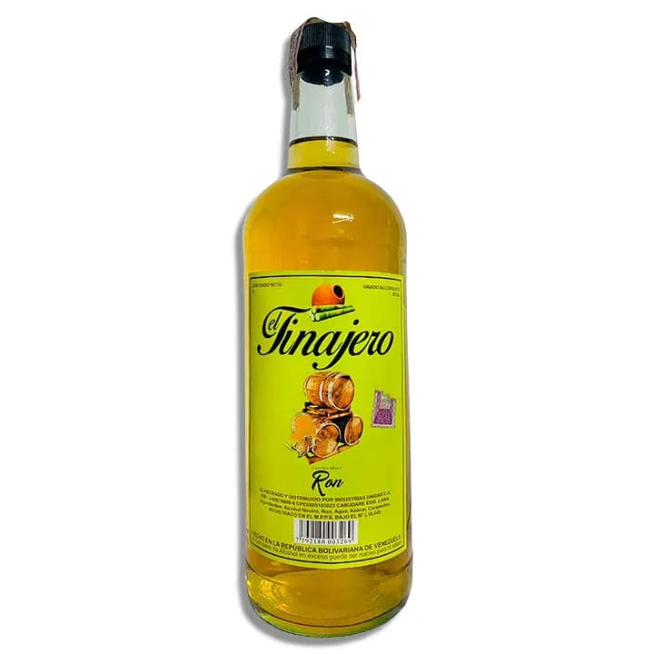 LICOR SECO SABOR A RON TINAJERO 1 LT