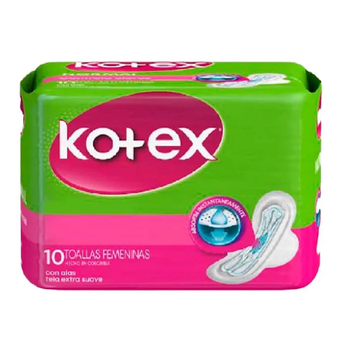 KOTEX TOALLA DIURNA 10 UND