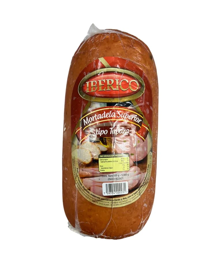 IBERICO MORTADELA TAPARA C/PT REBANABLE 200G