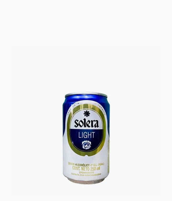 CERVEZA SOLERA LIGHT 250 ML LATA