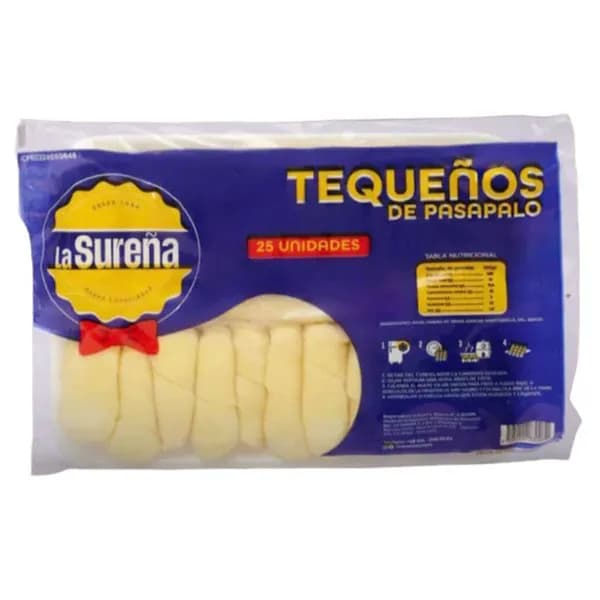 TEQUEÑOS DOBLE QUESO SUREÑA 20 UND
