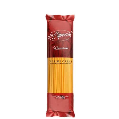PASTA VERMICELLI PREMIUM LA ESPECIAL 1 KG